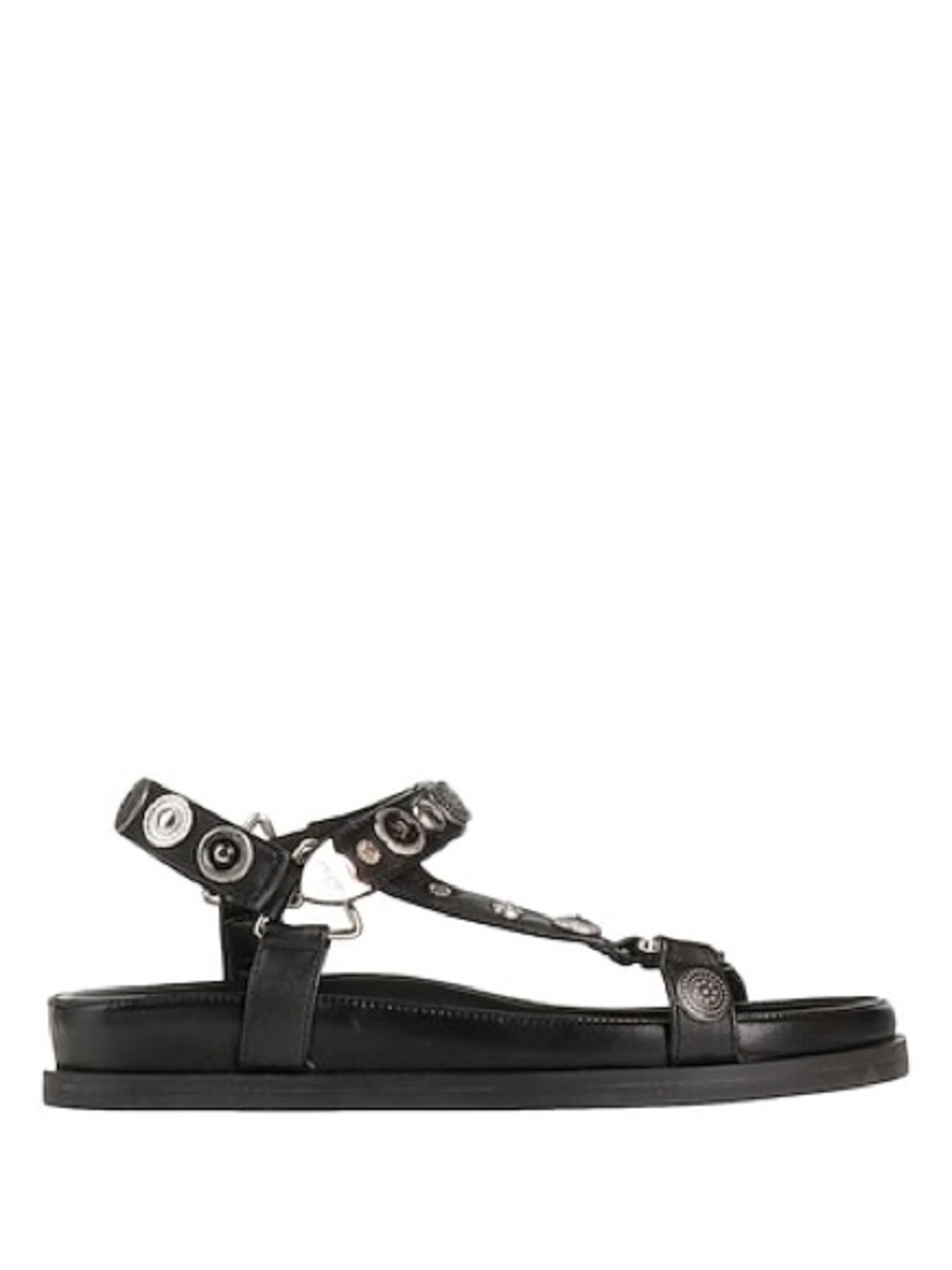 Strategia black sandals